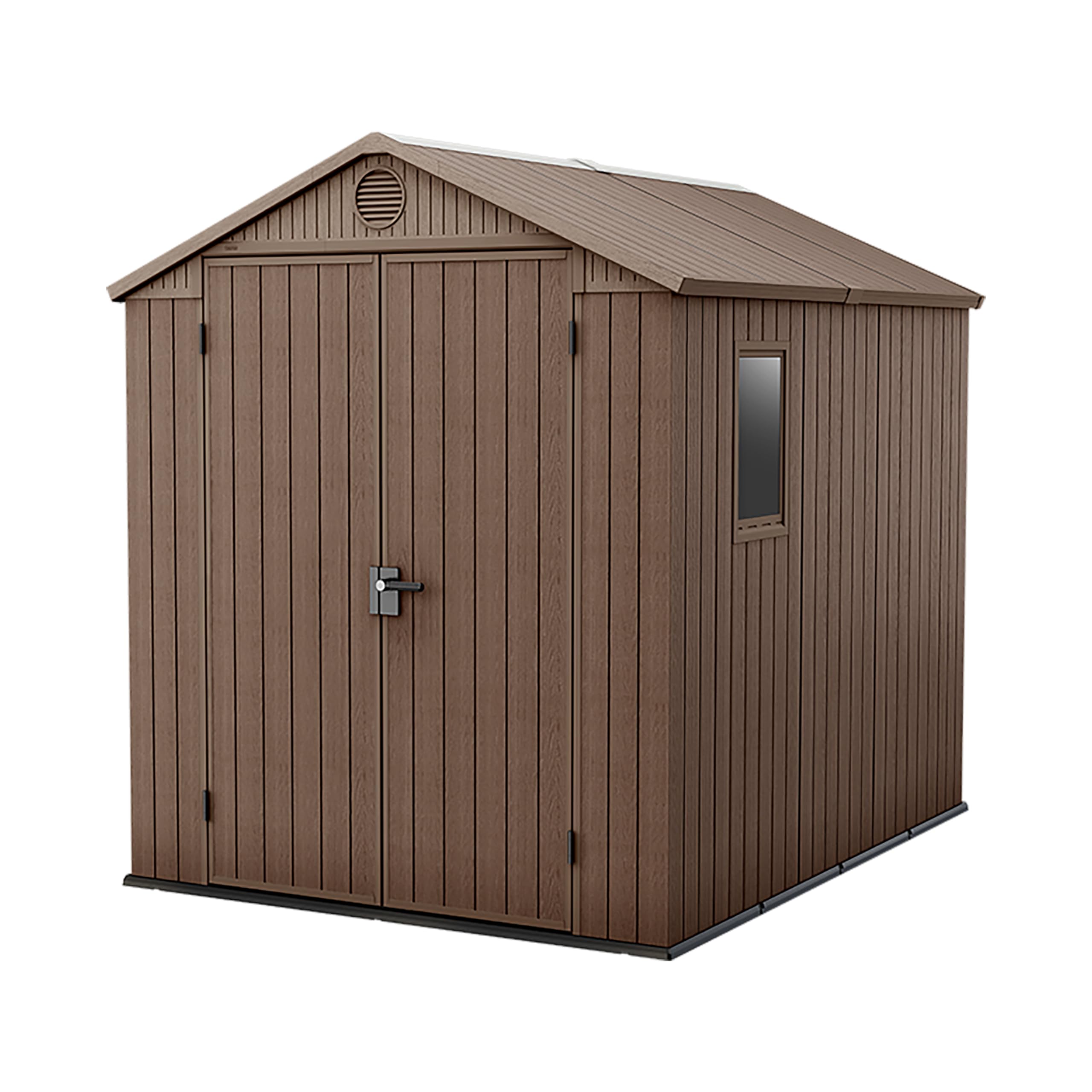 6 x 8 ft Outdoor Garden Storage Shed with Double Doors