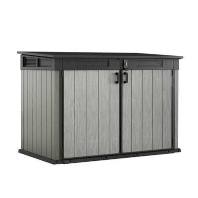 Horizontal Outdoor Storage Shed with Double Doors