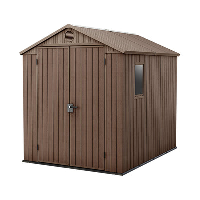 6 x 8 ft Outdoor Garden Storage Shed with Double Doors